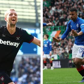 Tomas Soucek and Hamza Igamane celebrate for West Ham and Rangers | Getty Images/National World