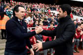 Unai Emery and Mikel Arteta