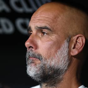 Man City boss Pep Guardiola.