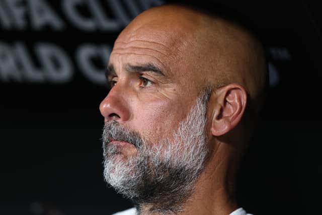 Man City boss Pep Guardiola.