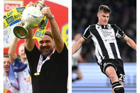 Leeds manager Daniel Farke, and confirmed new signing Jaka Bijol.
