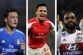 Mesut Ozil, Alexis Sanchez and Alexandre Lacazette are among Arsenal's most expensive 13 summer transfer window signings | National World/Getty Images