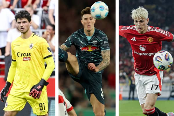 Senne Lammens, Benjamin Sesko and Alejnadro Garnacho could all be part of Manchester United's plans this transfer window | National World/Getty Images