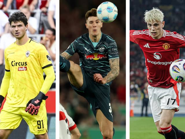 Senne Lammens, Benjamin Sesko and Alejnadro Garnacho could all be part of Manchester United's plans this transfer window | National World/Getty Images