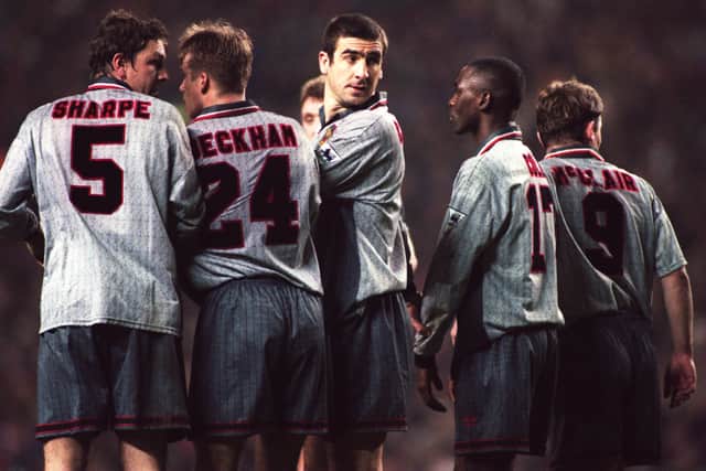 The infamous 'invisible' grey shirt in action. They lost this game against Liverpool, too.