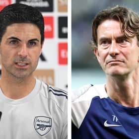 Mikel Arteta's Arsenal and Thomas Frank's Tottenham are set to battle for Crystal Palace and England star Eberechi Eze | National World / Getty Images