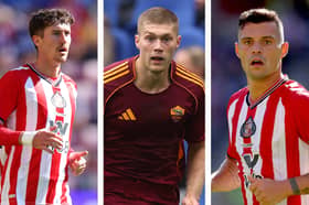 Trai Hume, Artem Dovbyk and Granit Xhaka could be playing together for Sunderland | National World / Getty Images
