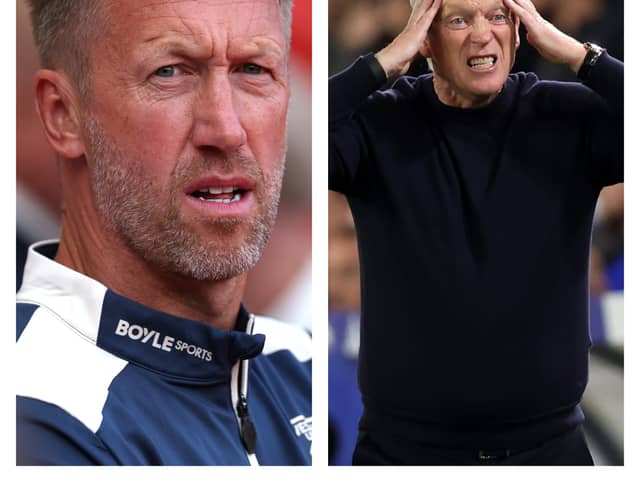 Graham Potter and David Moyes will hope to secure more transfer business in this window.
