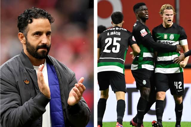 Could Manchester United manager Ruben Amorim link back up with Sporting captain Mortan Hjulmand in the January transfer window? | National World / Getty Images