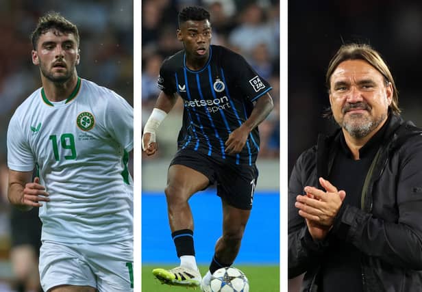 Could Sheffield United's Tom Cannon and Club Brugge's Raphael Onyedika join Daniel Farke at Leeds United in the January transfer window? | National World / Getty Images