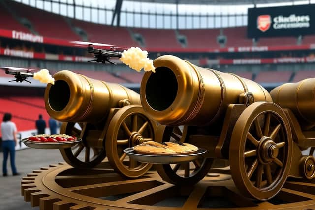 Roll in the pie cannons, boys
