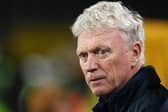 David Moyes looks on as Everton take on Wolverhampton Wanderers | Clive Mason/Getty Images