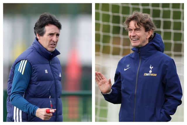 Unai Emery and Thomas Frank
