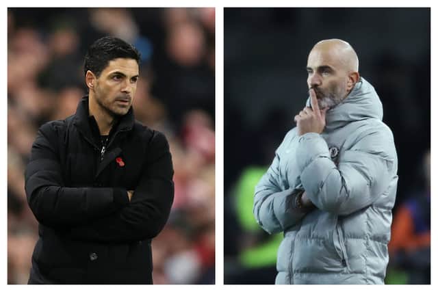 Mikel Arteta and Enzo Maresca