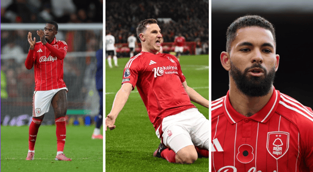The latest injury updates from Forest as they aim to stage an upset against Liverpool
