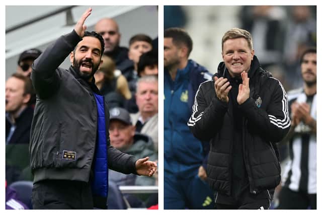 Ruben Amorim and Eddie Howe 