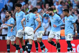 Mateo Kovacic celebrates with his teammates after scoring against Nottingham Forest in the FA Cup | Michael Regan - The FA/The FA via Getty Images