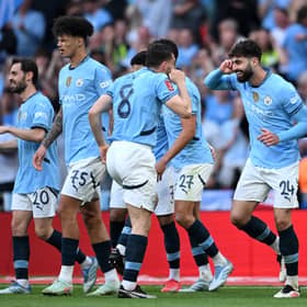 Mateo Kovacic celebrates with his teammates after scoring against Nottingham Forest in the FA Cup | Michael Regan - The FA/The FA via Getty Images