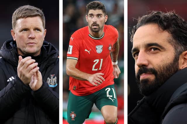 Could Ruben Neves link up with Eddie Howe at Newcastle or Manchester United manager Ruben Amorim in January? | National World / Getty Images