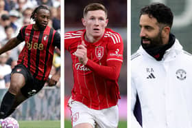 Bournemouth star Antoine Semenyo and Nottingham Forest midfielder Elliot Anderson could be among Ruben Amorim's targets for Manchester United in the January transfer window | National World / Getty Images