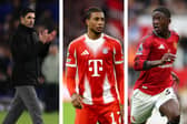 Bayern Munich superstar Michael Olise and Manchester United midfielder Kobbie Mainoo could be among Mikel Arteta's targets for Arsenal in the January transfer window | National World / Getty Images