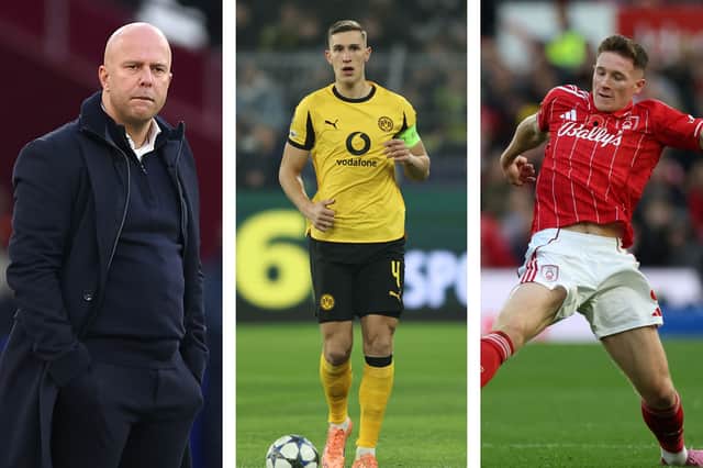 Borussia Dortmund star Nico Schlotterbeck and Nottingham Forest midfielder Elliot Anderson could be among Arne Slot's targets for Liverpool in the January transfer window | National World / Getty Images