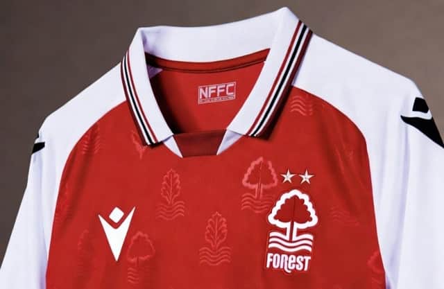An AI-generated Nottingham Forest football shirt | Grok