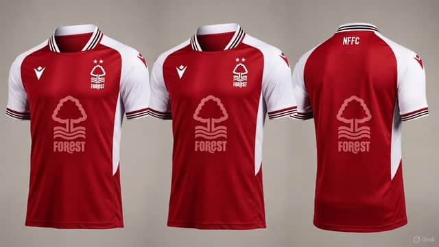 An AI-generated Nottingham Forest football shirt | Grok