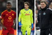 Could Roma's Evan N'Dicka and Atalanta goalkeeper Eddie Howe join Eddie Howe at Newcastle in the January transfer window? | National World / Getty Images