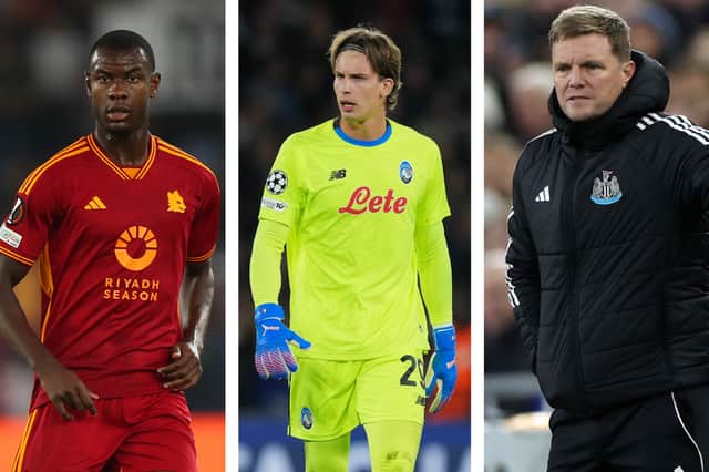 Could Roma's Evan N'Dicka and Atalanta goalkeeper Eddie Howe join Eddie Howe at Newcastle in the January transfer window? | National World / Getty Images