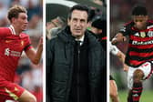 Could Liverpool winger Lewis Koumas and Flamengo's Gonzalo Plata be joining Unai Emery at Aston Villa in the January transfer window? | National World / Getty Images