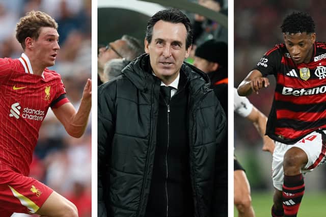 Could Liverpool winger Lewis Koumas and Flamengo's Gonzalo Plata be joining Unai Emery at Aston Villa in the January transfer window? | National World / Getty Images