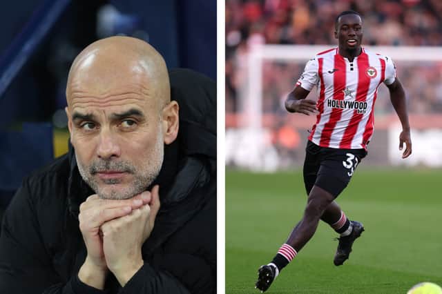 Could Manchester City boss Pep Guardiola sign Brentford's Michael Kayode? | National World / Getty Images