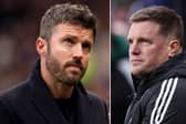 Michael Carrick and Eddie Howe