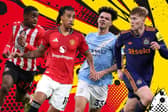 Noah Sadiki, Leny Yoro, Nico O'Reilly and Lewis Hall