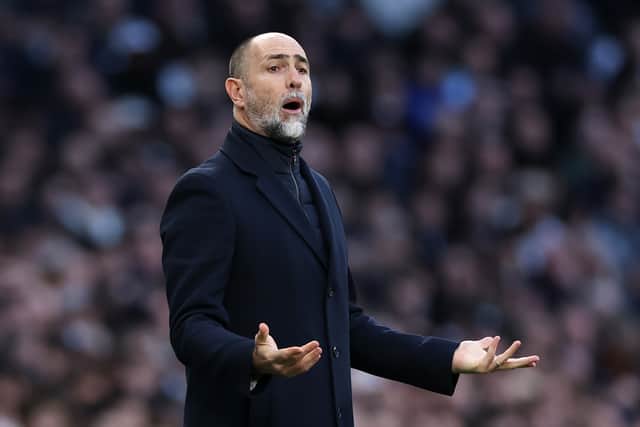 Igor Tudor during the North London Derby.