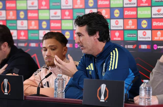 Aston Villa manager Unai Emery and captain Matty Cash speak ahead of a Europa League clash | David Rogers/Getty Images