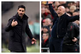 Mikel Arteta and Arne Slot