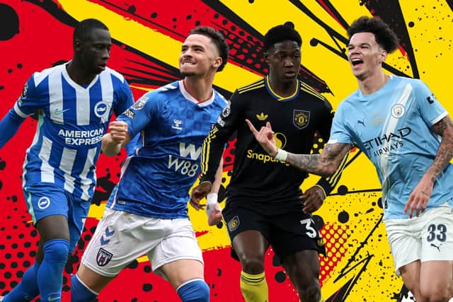 Yankuba Minteh, Chemsdine Talbi, Kobbie Mainoo & Nico O'Reilly
