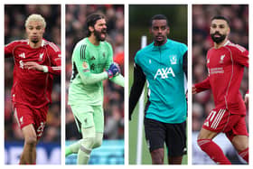 Hugo Ekitiké, Alisson Becker, Alexander Isak & Mohamed Salah