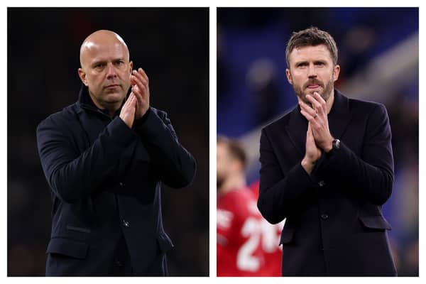 Arne Slot & Michael Carrick.