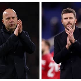 Arne Slot & Michael Carrick.