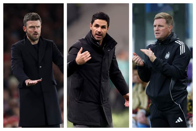 Michael Carrick, Mikel Arteta & Eddie Howe