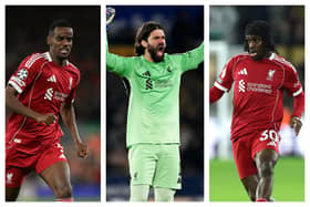 Alexander Isak, Alisson & Jeremie Frimpong