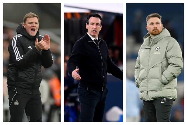 Eddie Howe, Unai Emery & Calum McFarlane