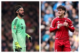Alisson & Miloš Kerkez are doubts for Sunday's game