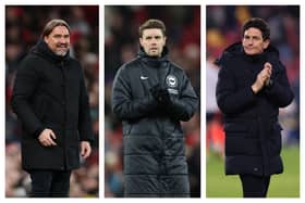 Daniel Farke, Fabian Hürzeler & Keith Andrews