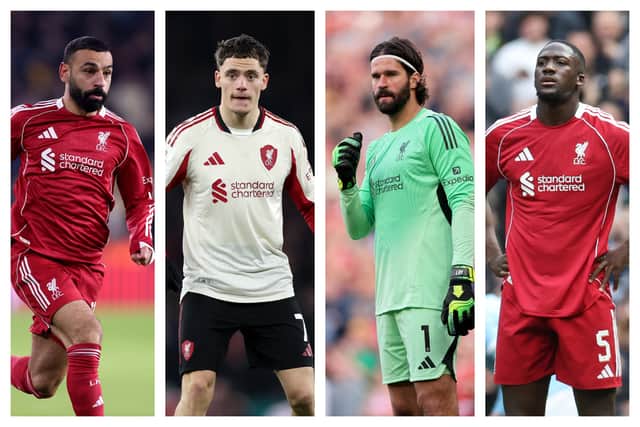 Mohamed Salah, Florian Wirtz, Alisson Becker & Ibrahima Konaté