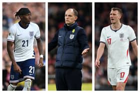 Noni Madueke, Thomas Tuchel & Dan Burn