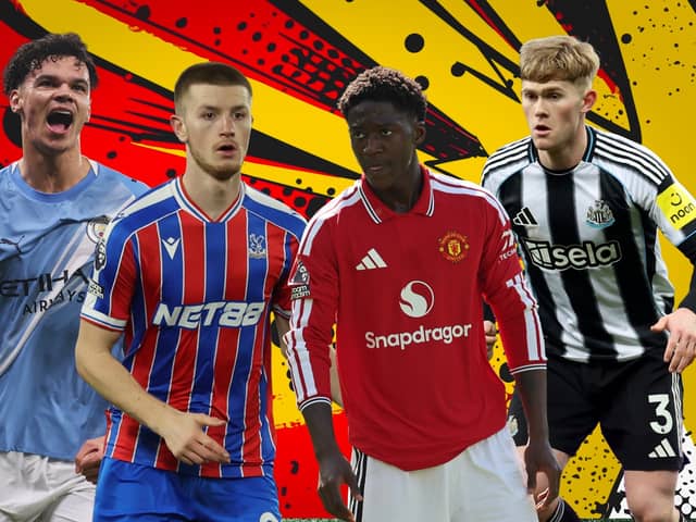 Nico O'Reilly, Adam Wharton, Kobbie Mainoo & Lewis Hall